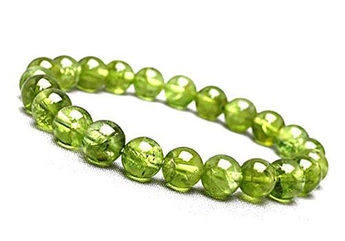 Peridot Bracelet (8 mm Beads)