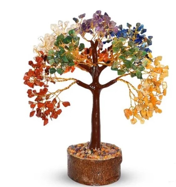 Seven Chakra Gemstone Tree